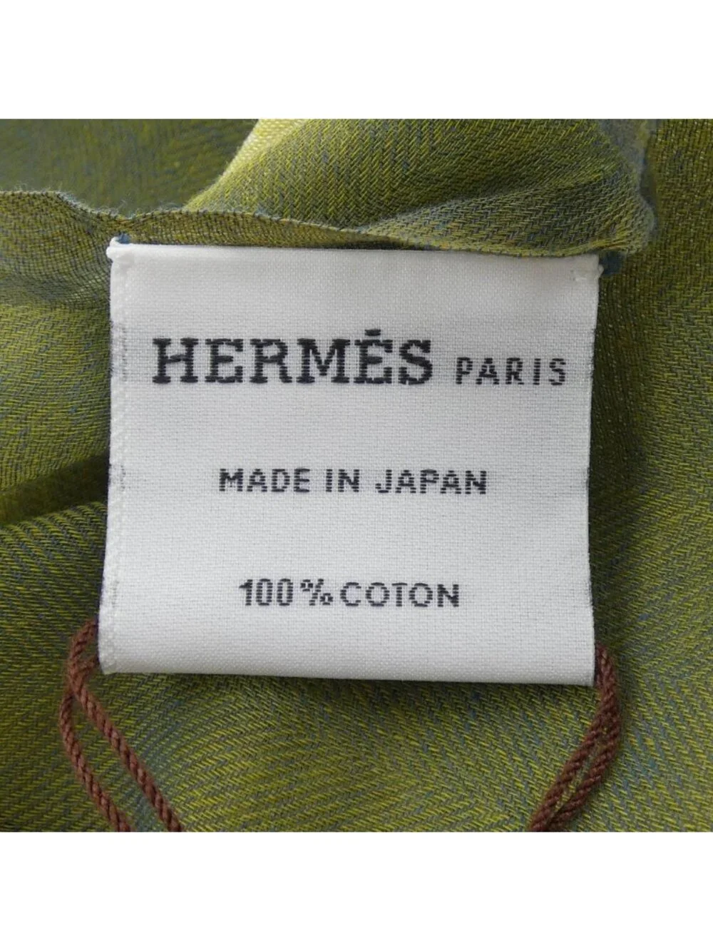 Hermes Stole Scarf Yellow